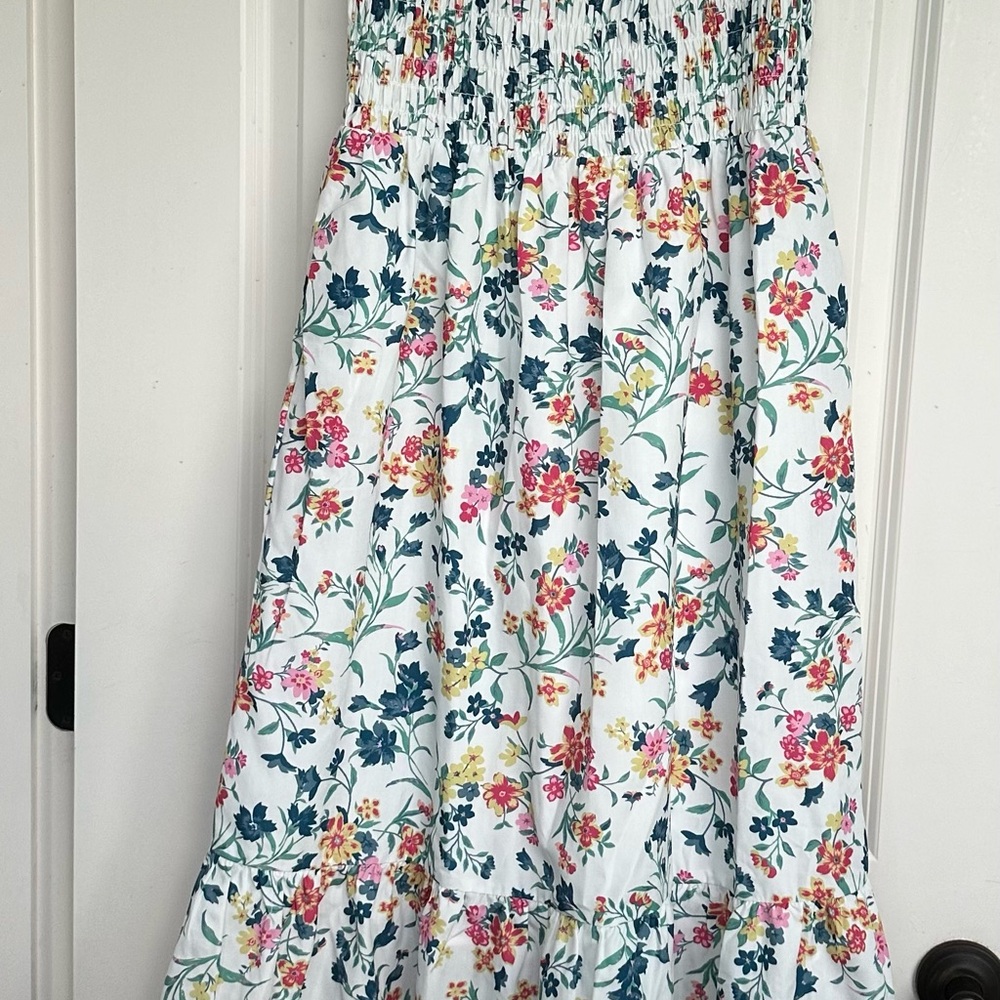 THML Floral Maxi Skirt with Multicolor Blooms